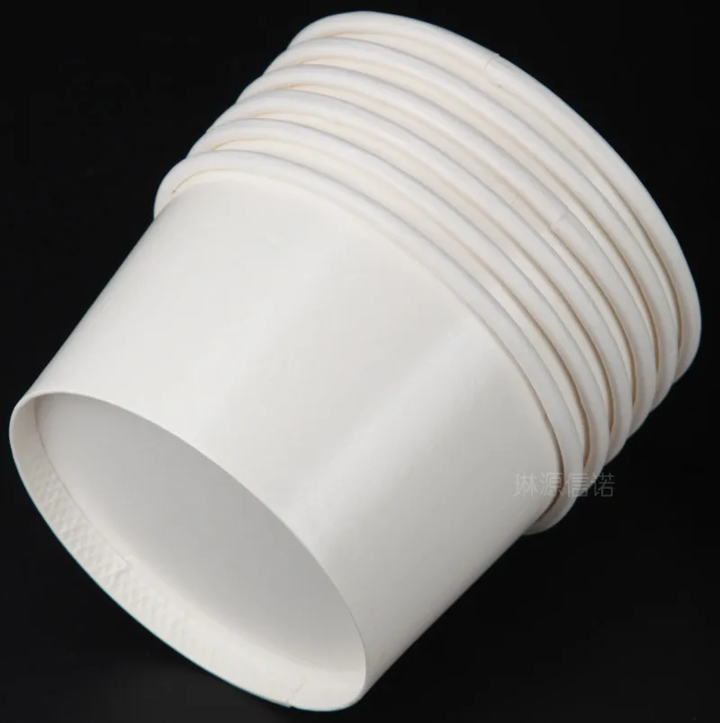 50 шт. высококачественные бумажные стаканчики для белого мороженого чашки салата