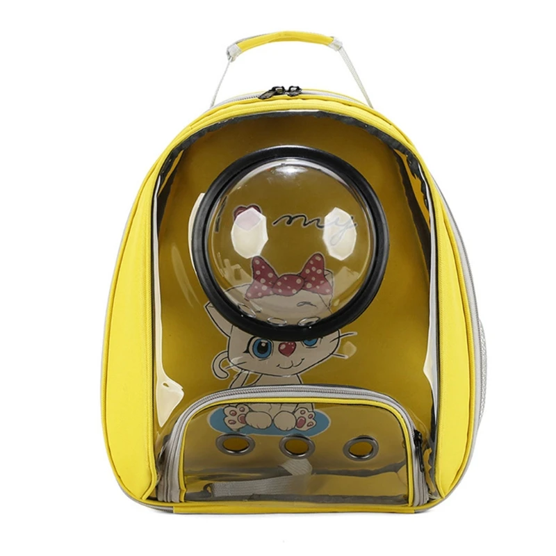 

Pet Travel Bag Carrier Backpack Hard-Sided Pet Bag Cat/Dog Bubble Backpack Pet Carrier Small Space Pet Capsule Knapsack D0LF