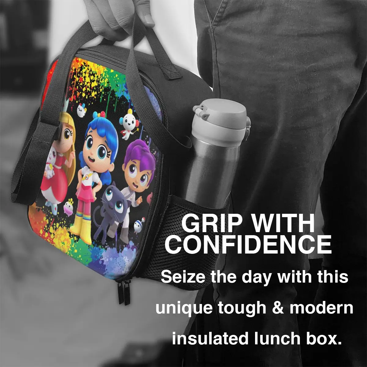 

Bento insulated lunch bag fruit portable adult game for children and adolescents suitable for travel picnic school office 41682