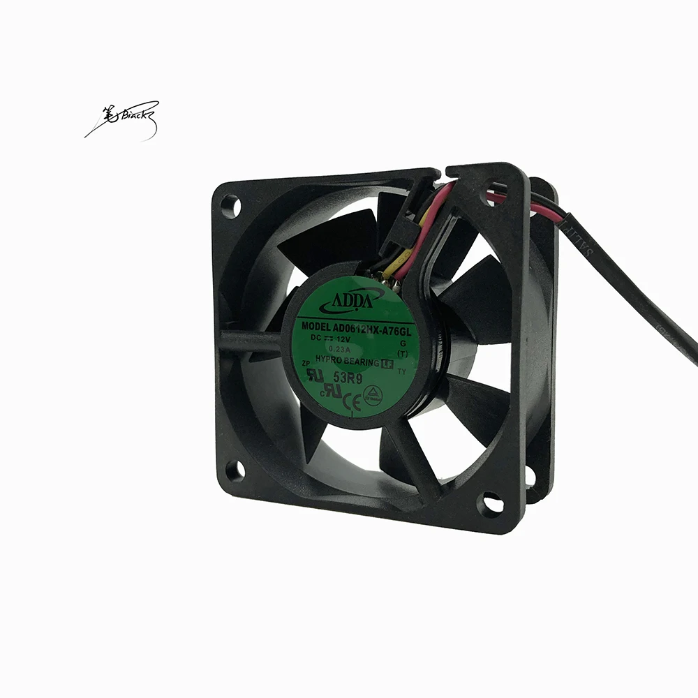 Новый оригинальный для ADDA AD0612HX-A76GL DC 12V 0.23A 60x60x25 мм 3 провод инвертор сервер ПК