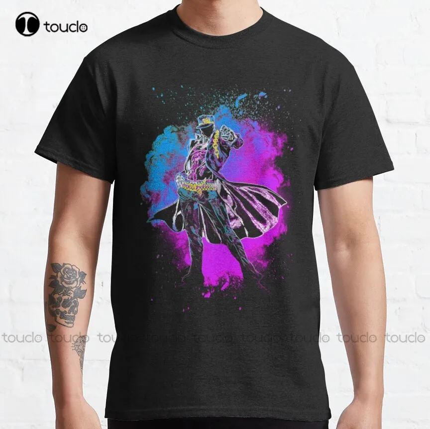 

Star Platinium Soul Bizarre Adventure Jojo Bizarre Classic T-Shirt Oversized T Shirts Custom Aldult Teen Unisex Xs-5Xl