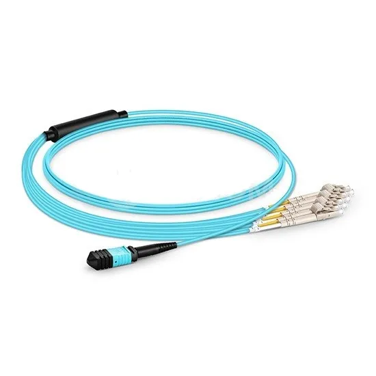 30 м MTP MPO Коммутационный кабель OM3 гнездовой к 6 LC UPC дуплексный 12 волоконный