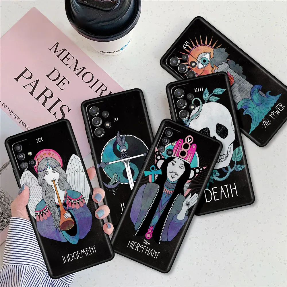 

Tarot Totem For Samsung A51 A12 A21s Soft Case for Galaxy A71 A52 A31 A32 A02s A72 A11 A41 A22 A01 Tpu Phone Cover