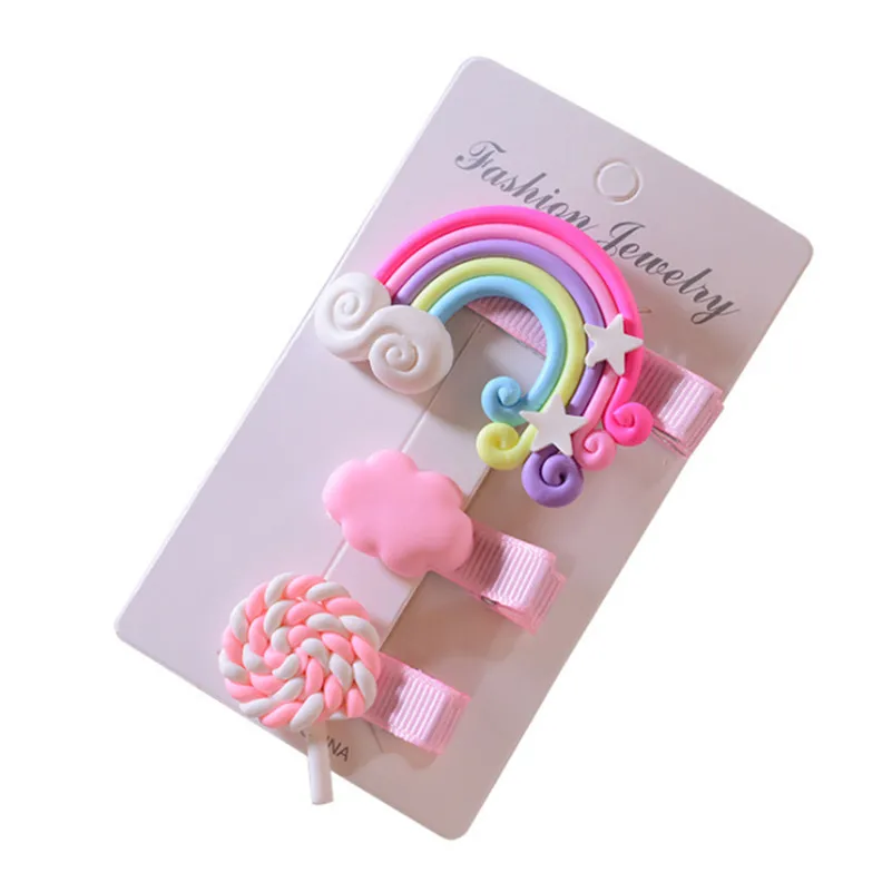 3 шт. детские заколки для волос с бантом| |