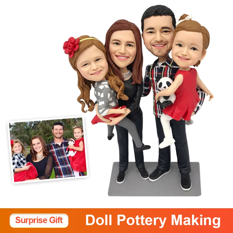 Фигурки настоящих людей на заказ куклы ручной работы персонализированные