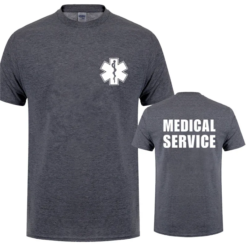 

EMT Paramedic Emergency Medical Services T Shirt Men Casual T-shirt Short Sleeve Mans Cool Tops