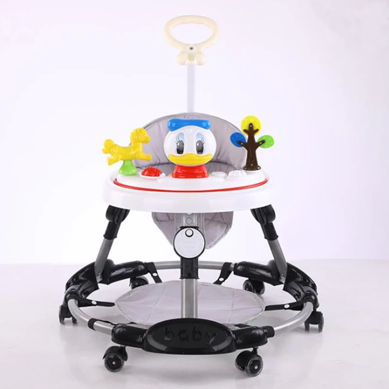 High quality height adjustable musical baby walker