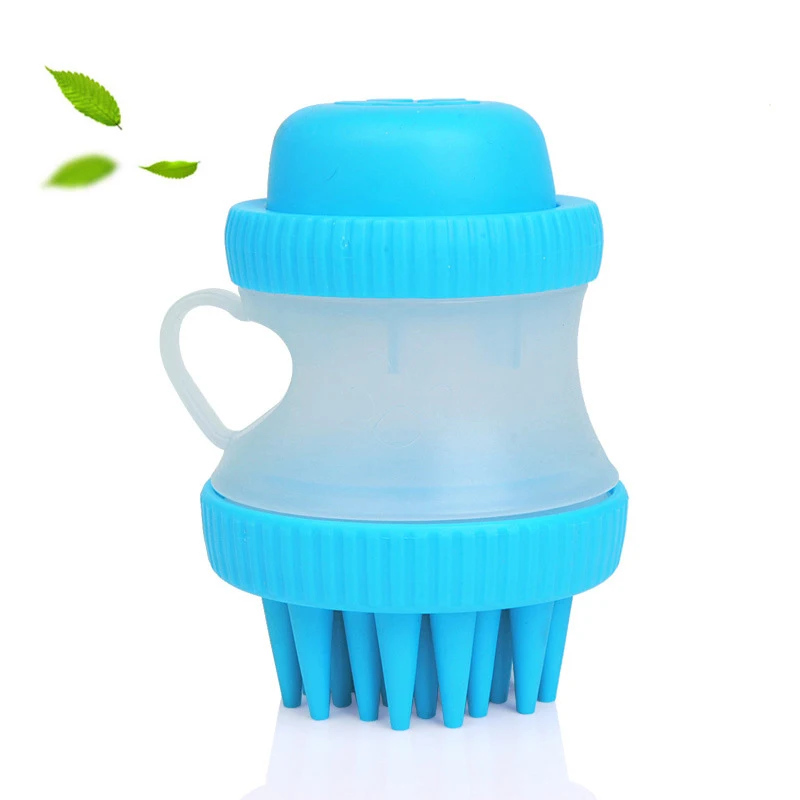 1 шт. многофункциональная силиконовая щетка для хранения шампуня груминга