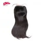 Прямые 6x6 застежки большого размера прозрачные швейцарские кружевные застежки предварительно выщипанные с детскими волосами бразильские натуральные волосы