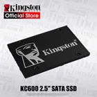 Внутренний твердотельный накопитель Kingston KC600, SSD 256 ГБ 512 ГБ 2,5 дюйма SATA III HDD, жесткий диск HD SSD для ноутбука и ПК 1024 ГБ