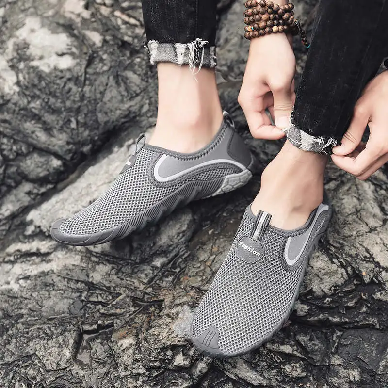 

Дышащая Спортивная обувь для мужчин, хит продаж, рандомные мужские удобные летние кроссовки без шнуровки для мужчин, для тенниса