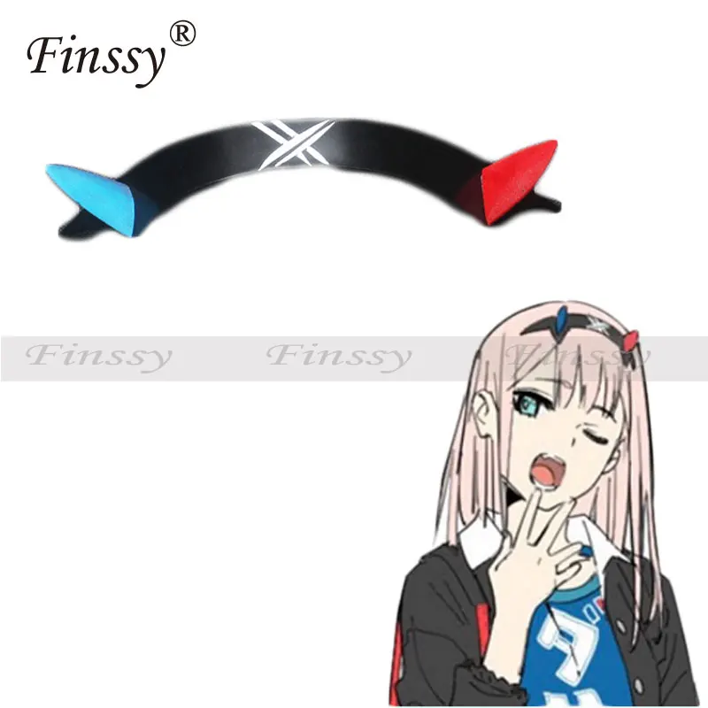 Популярный аниме дорогой в FRANXX Code002 Красный Дьявол Рог головной убор деформация