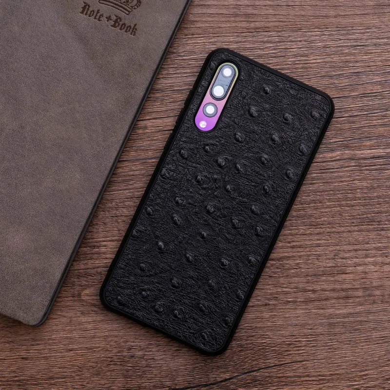 Ostrich Skin Phone Case For Huawei Mate 20 10 9 Pro P10 P20 Lite Soft TPU Edge Cover Honor 8X Max Nova 3 3i Capa | Мобильные