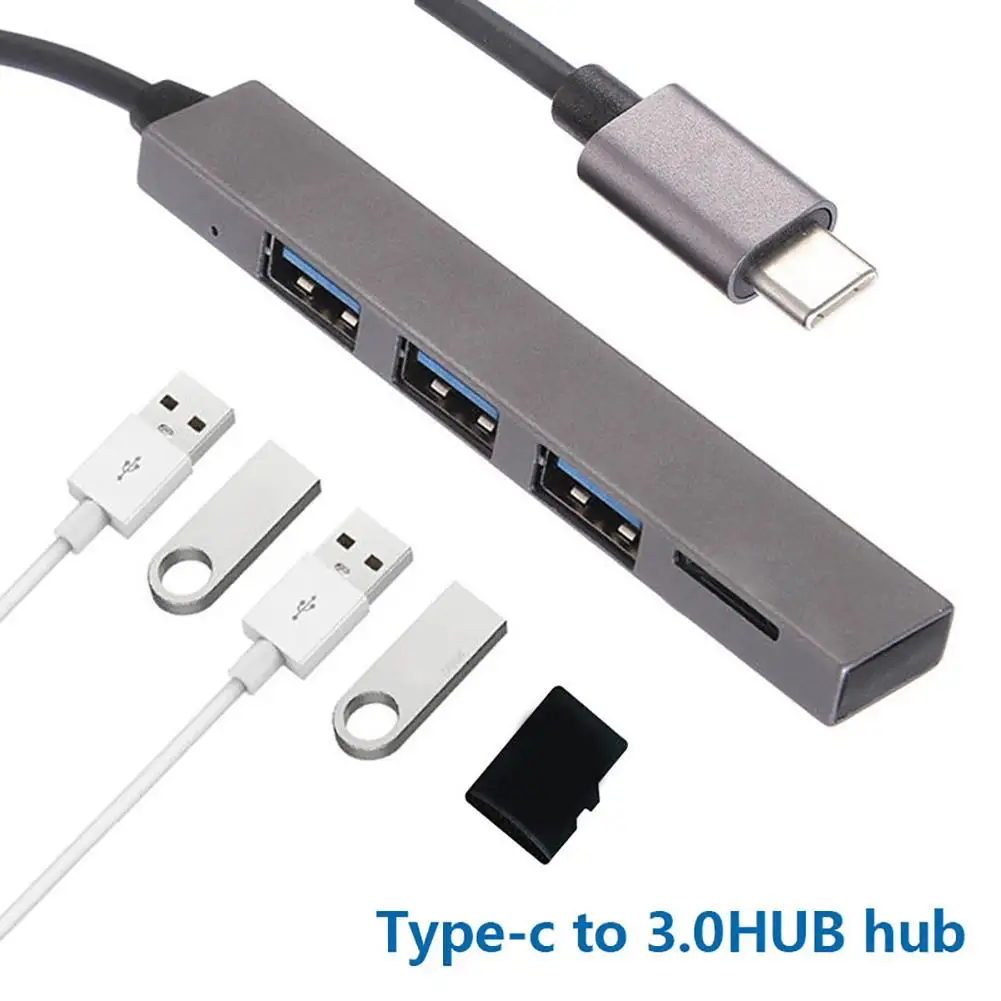 

Type C HUB 4 Port USB-C to USB 3.1 Splitter Converter OTG Adapter Cable for Macbook Pro iMac PC Laptop Notebook Accessories