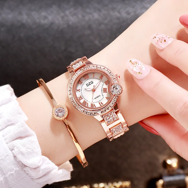

Ladies Top Luxury Brand Fashion Ladies Watch with Diamond Watch Ladies Casual Ladies Bracelet Crystal Watch Relogio Feminino