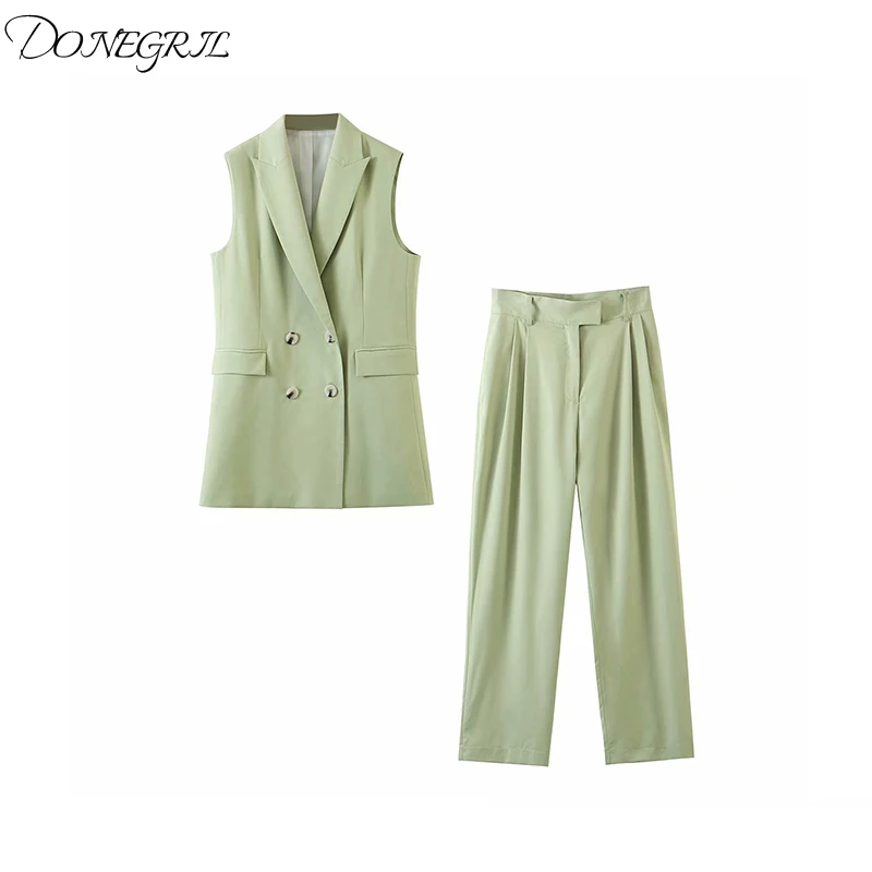 Осенний повседневный комплект из 2 предметов с блейзером в стиле пэчворк женский