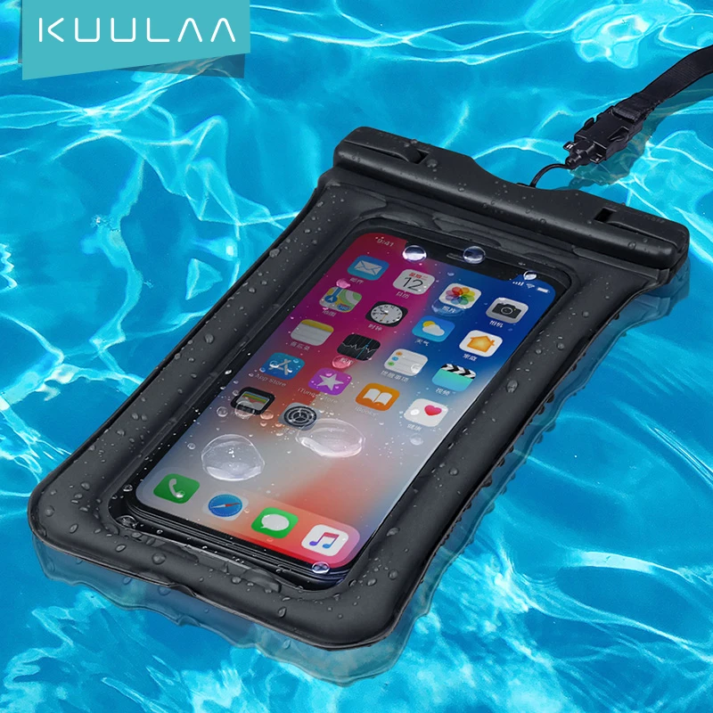 Водонепроницаемый чехол для телефона KUULAA прозрачная сумка iPhone Xiaomi Huawei Samsung Ulefone