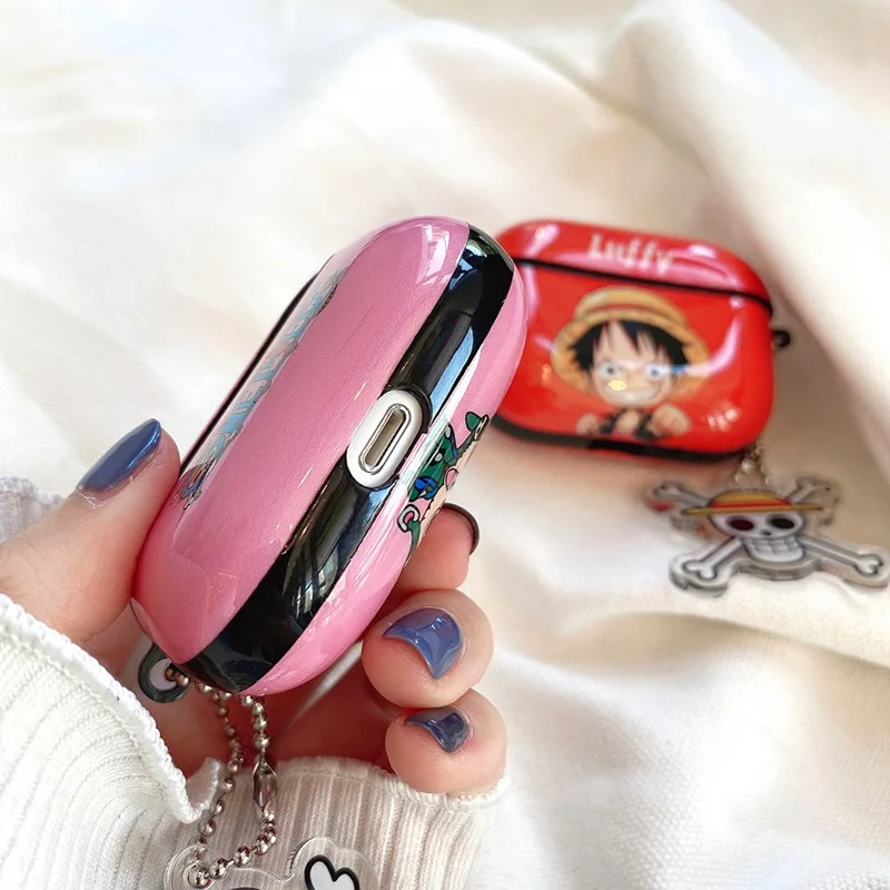 

Anime One Piece Luffy Chopper Plastic Soft Protective Case for Airpods Pro Bluetooth Earphone Protect Case Cover Charging Box