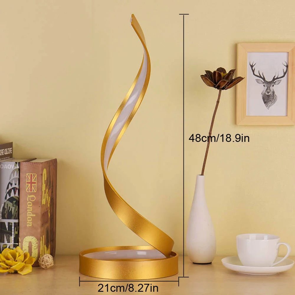 Современная настольная лампа креативная Светодиодная 12 Вт с регулируемой