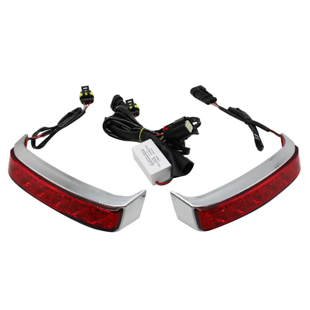 

LED Rear Motorcycle Saddlebag Lights For Touring