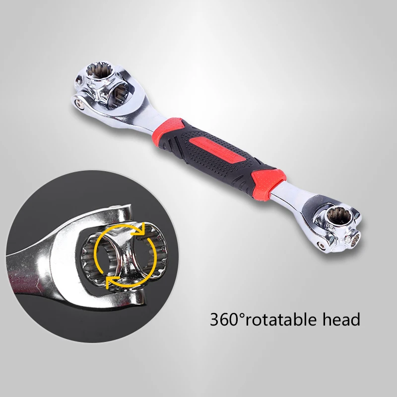 Гаечный ключ PRACMANU сменный торцевой инструмент 48 в 1 с шлицевыми болтами 360