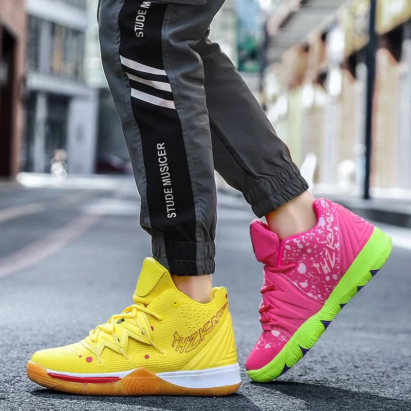 

2020 Autumn Pink High Top Sneakers Women Comfortable Mesh Unisex Basketball Shoes Superstar Trainers Women zapatillas de deporte