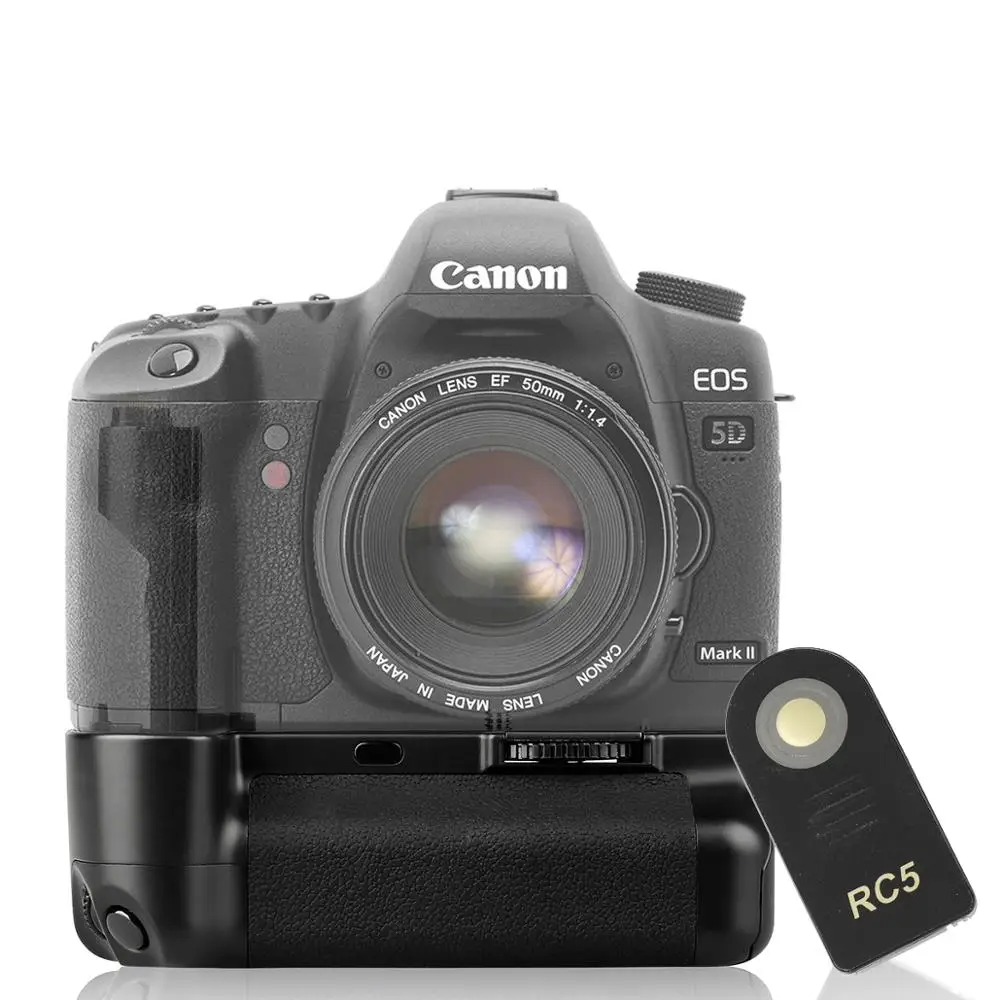 MEKE Meike MK 5D2L ЖК-таймер батарейный блок для Canon EOS 5D Mark II + RC5 беспроводной