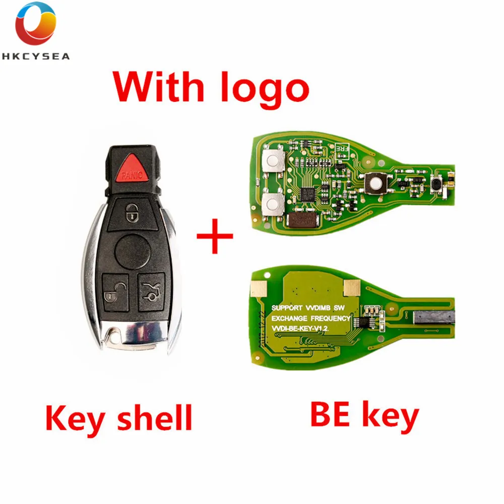 Пульт дистанционного управления XHORSE VVDI BE Key Pro для Benz V1.5 PCB улучшенная версия