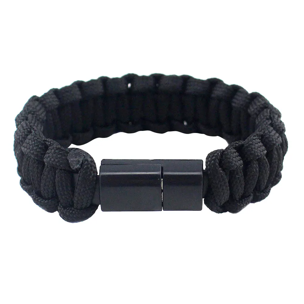 USB Cable Bracelet Charging Sync Data Cord for iPhone X 6 7 8 Plus Samsung Galaxy S5 S6 Edge FDX99 | Outdoor Tools