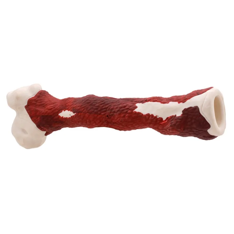 

Simulation Bone Dog Toy Aggressive Chewers Dog Toothbrush Puppy Dental Care Teeth Cleaning Pet Dog Chew Toys Rubber Pet Accessor