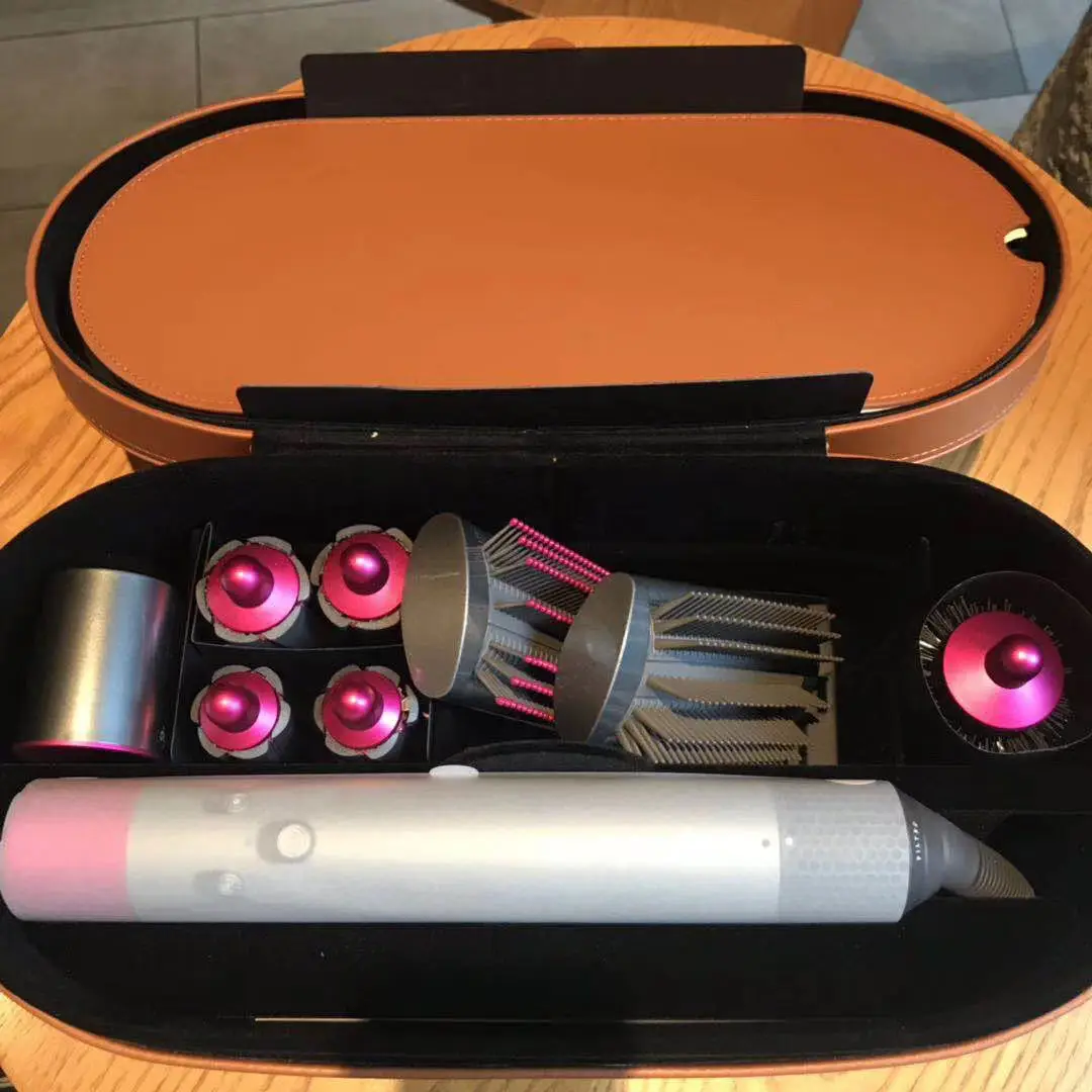 

Hot HS01 Hair 8 In1 Kit Electric Blow Air Styler Comb Curling Wand Brush Iron Hair Curler Straightener for Airwrap