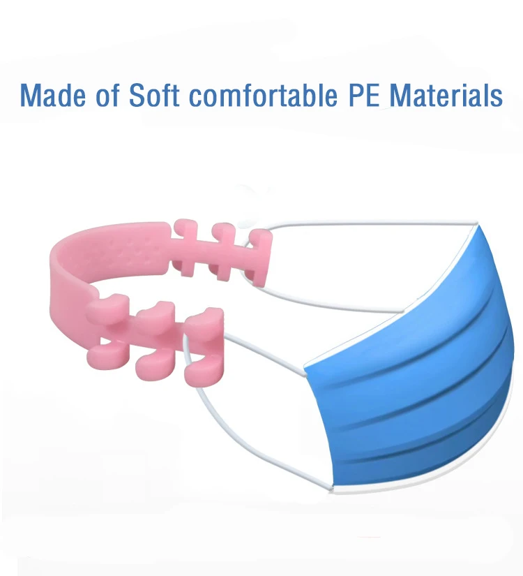 10 шт. полиэтиленовый ремешок с пряжкой для ушных крючков маски подходящий защиты
