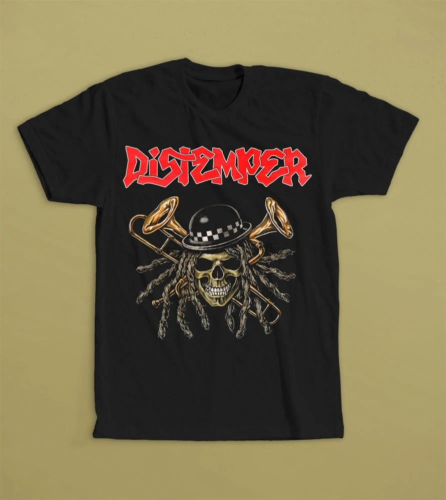 Футболка DISTEMPER S M L XL 2XL 3XL SKA сделка в стиле панк Москвы вышла из плохого таракана!