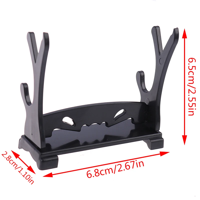 

Two Tiers Holder Display Stand / Acrylic Bracket Rack for Cartoon and Comics Show Sword Magic Wand Collection