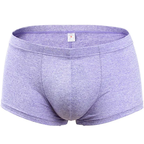 PK05 purple 18 видов стилей, Фирменное Сексуальное мужское нижнее белье, боксеры, мужские хлопковые трусы, Модные Дизайнерские мужские удобные трусы, шорты, боксеры - Цвет: PK05 purple
