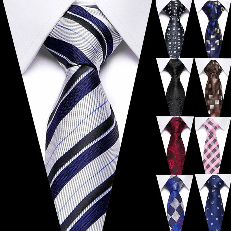 Роскошный мужской аксессуар галстук подарок для мужа Галстуки 100% шелк 7 5 см