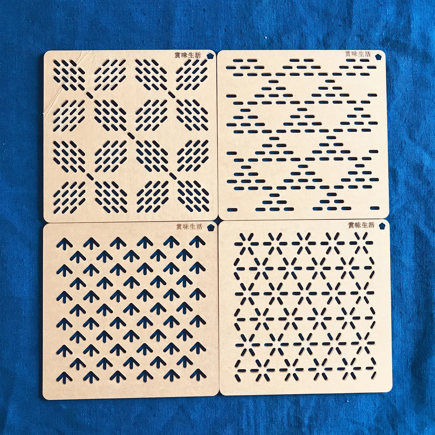 

Classic Acrylic Sashiko Template Sashiko Drawing Stencil