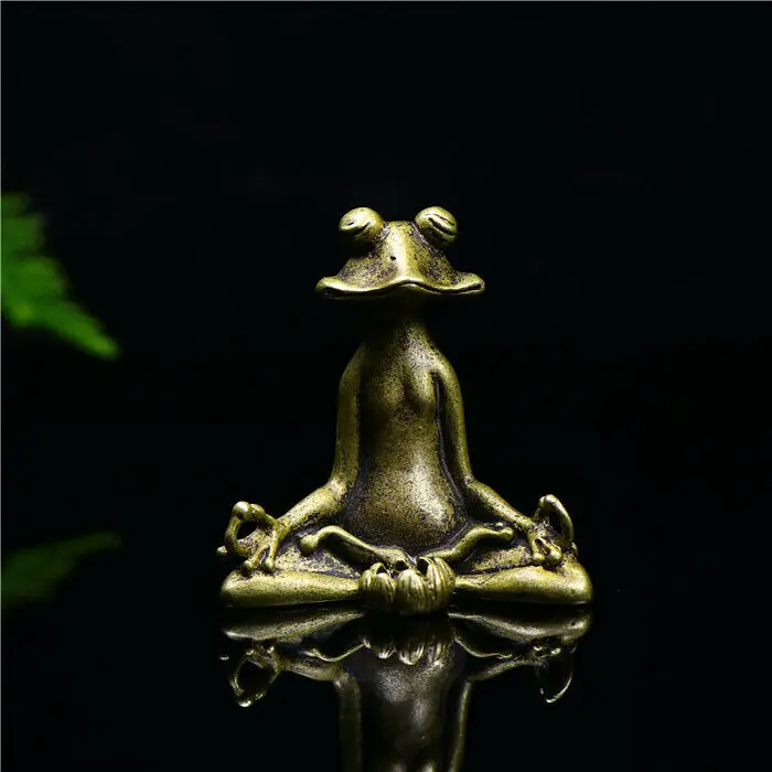 

Chinese Collection Asian Antiques Frog shape Incense stick statue