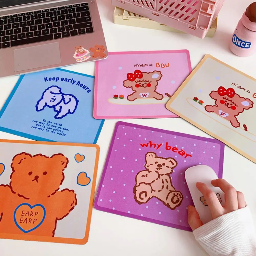 

Keyboard Mat Soft Waterproof Rubber Cute Cartoon Mouse Pad for Trackball Mouse