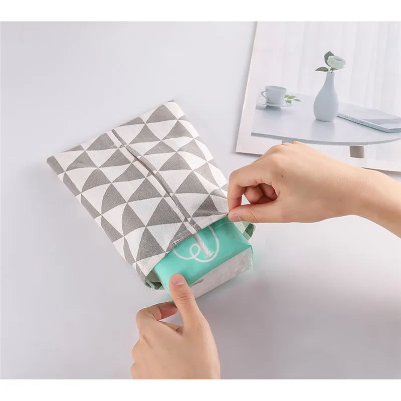 Хлопковые и льняные бумажные полотенца Милая модель держателя нагнетающий чехол