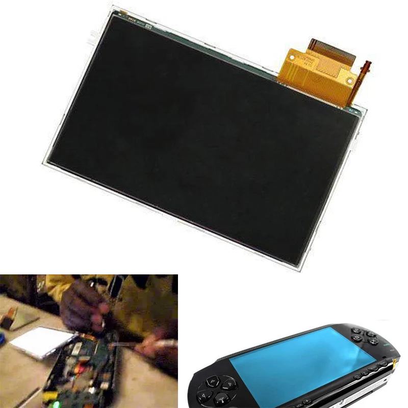 Cewaal полная Подсветка ЖК экрана Замена Ремонт части дисплей ширмы для SONY psp 2000 2001