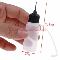 new 510pcs 1030ml empty plastic squeezable dropper bottles eye liquid dropper needle tip drop refillable bottle