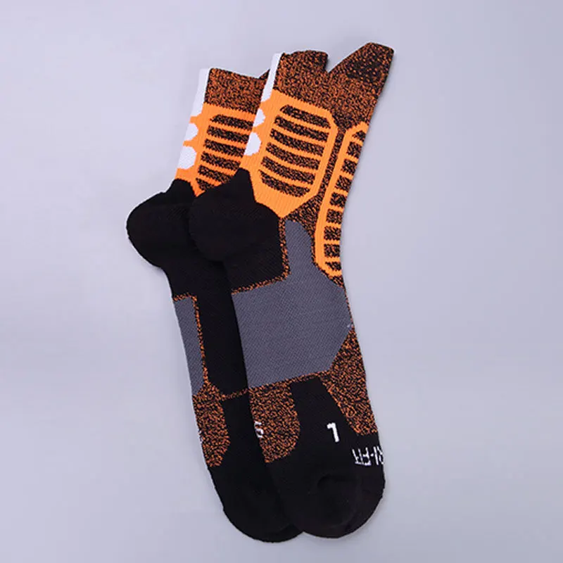 Профессиональные быстросохнущие утолщенные Элитные дышащие спортивные носки YF|