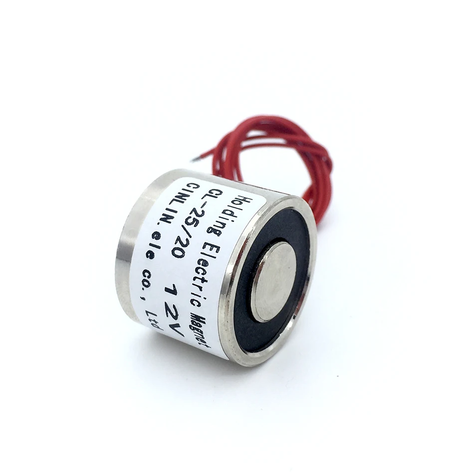 Удерживающий Электрический Магнитный подъемник D25mm * H20mm 5KG/50N соленоидная