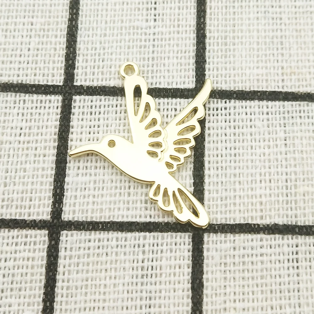 10 шт. очаровательные ювелирные аксессуары с Колибри серьги подвески браслет