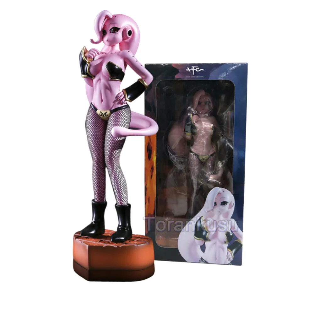 Bandai Dragon Ball Majin Buu сексуальная девушка аниме фигурка черный чулок экшн модель DBZ