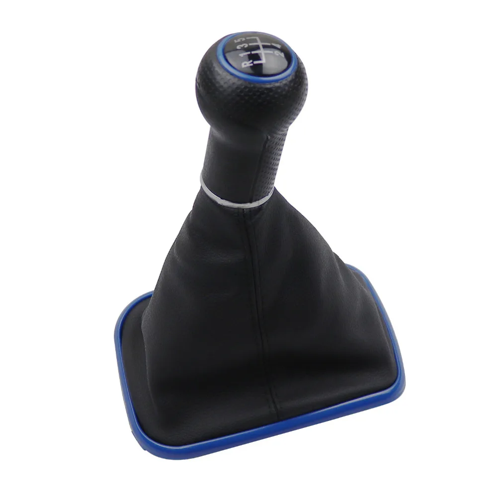 Ручка переключения передач 5/6 для Volkswagen VW MK4 Golf 4 IV GTI R32 Jetta Bora голубая рамка Gaitor Boot