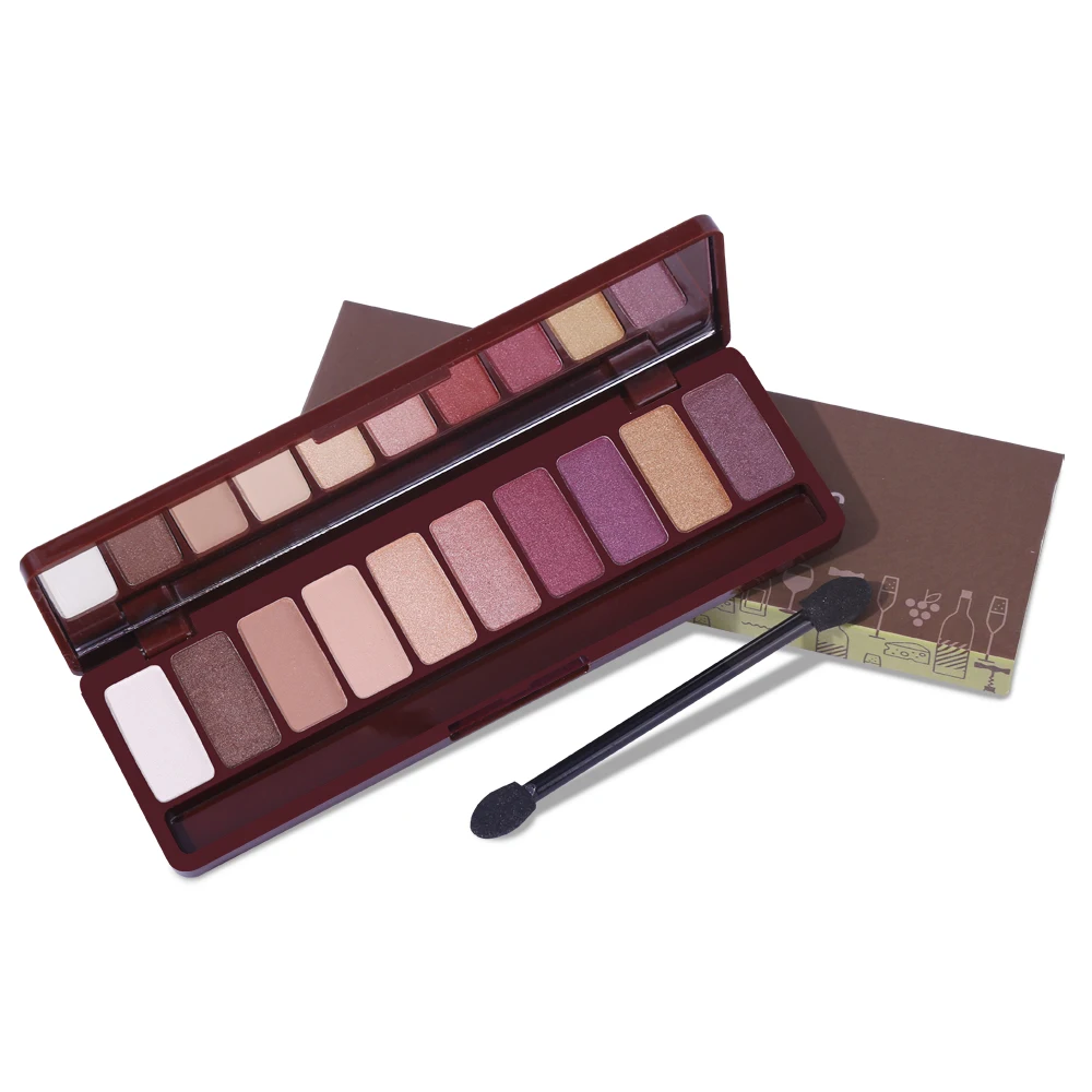 10 Colors Pressed Eye Shadow Palette Matte Shimmer Glitter Eyeshadow Makeup Palette Nude Eye Shadow Powder Make Up