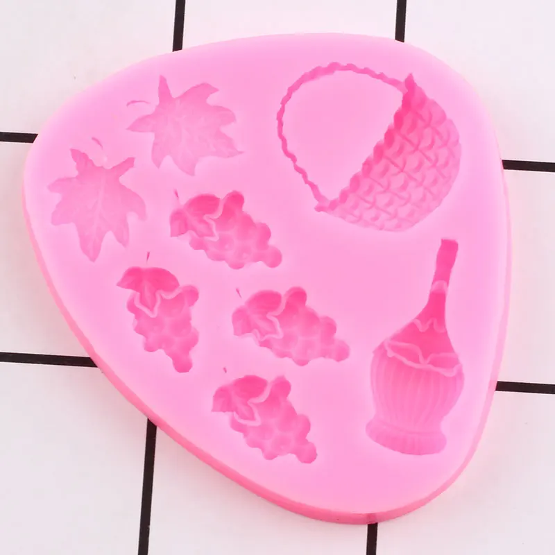 Силиконовые формы с листьями винограда сделай сам праздничная бутылка вина