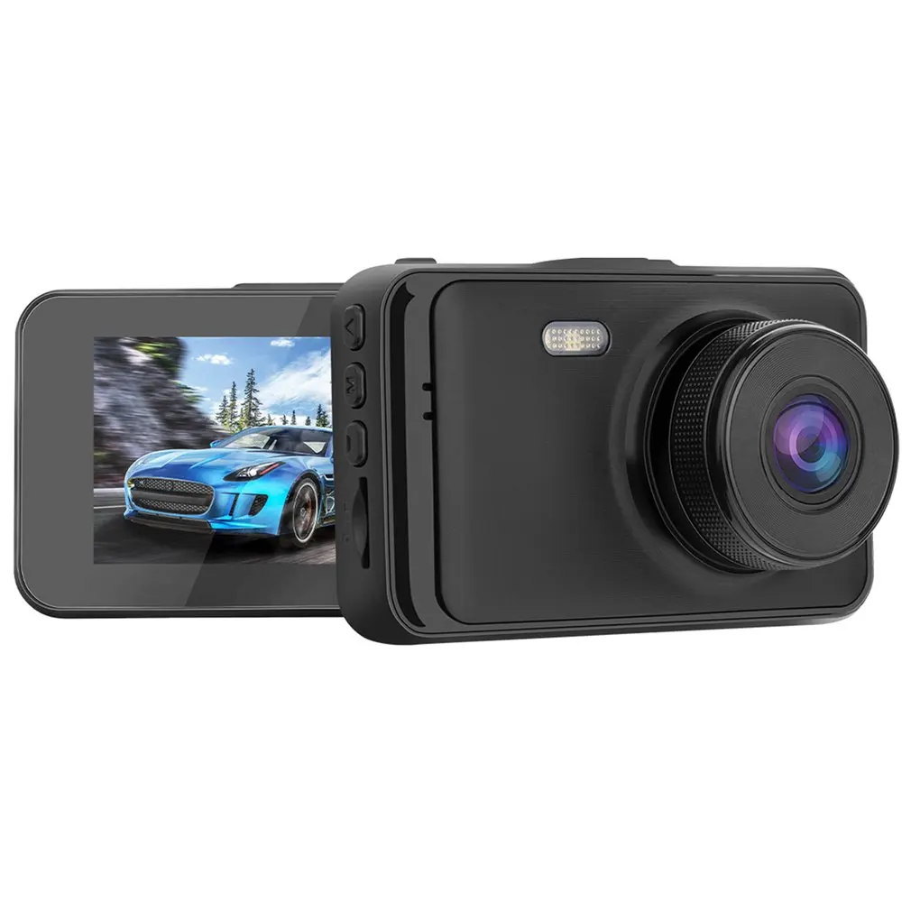 

3 Inch Dash Cam 1080p Car Driving Recorder Lcd Screen 140 Wide Angle Parking Motion Detection Tachograph Car Accessories